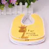 Cartoon-printed giraffe bib baby crystal velvet waterproof saliva wipes Application Scenario